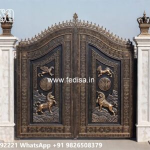 Best Security Gate Designs For Homes Boundary Wall Main Gate Design No-099