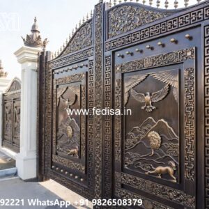 Unique Front Gate Designs Ss Steel Gate No-111