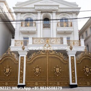Beautiful Front Gate Ideas Wrought Iron Fence Designs No-149
