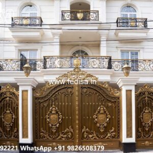 Entry Gate Ideas For Villas Wooden Gate Design For Room No-154