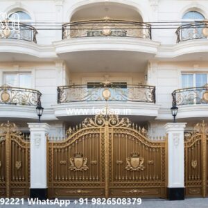 Front Entry Gate Ideas Compound Wall Gate No-171