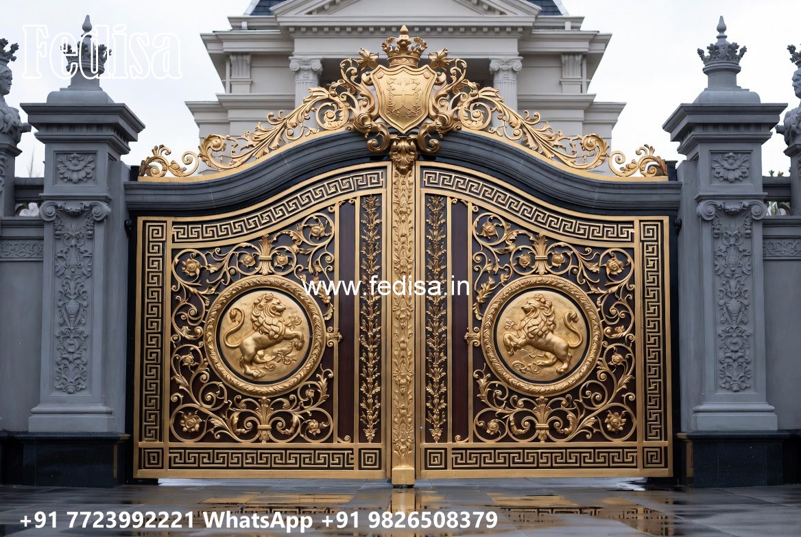 Stylish Home Gate Designs Boundary Wall Grill Design No-196
