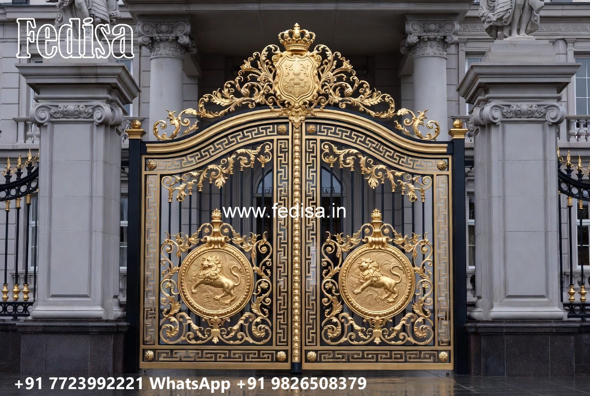 Attractive Front Gate Design Ideas Parking Gate Design No-228