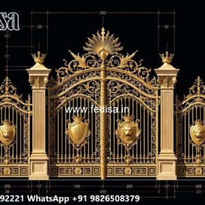 Modern Gate Design Ideas For Entrance Single Door Gate Design No-320