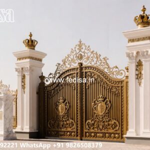 Stylish Gate Design Ideas For Houses Main Gate Ramp Design No-335