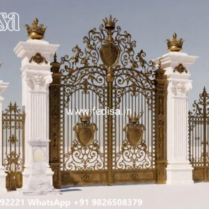 Elegant Gate Design Inspiration For Villas Minimalist Gate Design No-346