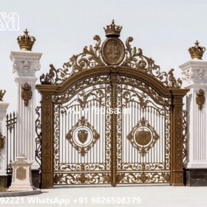 Stylish Gate Design Trends For Houses Fabrication Gate Design No-349