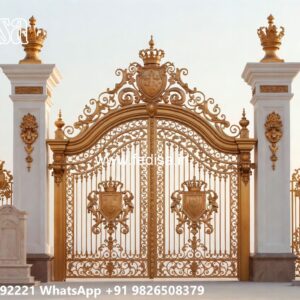 Elegant Gate Design Ideas For Entrance Simple Grill Gate Design No-350