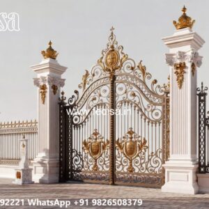 Smart Gate Design Ideas For Houses Steel Grill Gate No-367