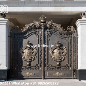 Gate Design Ideas For Village Homes Front Steel Gate Design No-428
