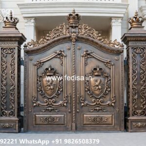 Decorative Iron Gate Design Ideas Laser Cutting Sheet Gate Design No-448