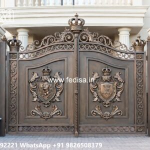 Black Iron Gate Design Inspiration Steel Main Gate Price No-451