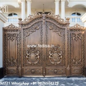 Artistic Gate Design Ideas For Entry Concrete Gate Design No-456