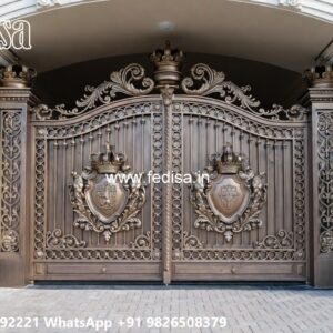 Safe Gate Design For Home Entrance Cement Gate Design No-503