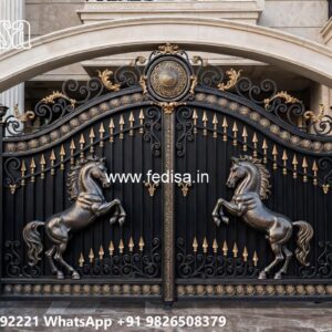 Entry Gate Ideas For Villas Cnc Main Gate Design No-566