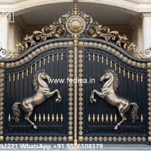 Unique Modern Gate Designs Boundary Wall Pillar Design No-578