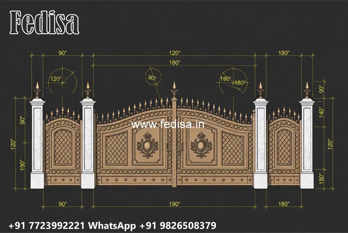 Trending Gate Design Ideas For Home Entrance Classic Gate Design No-616