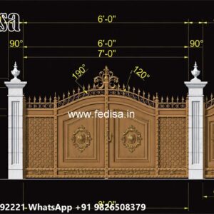 Creative Main Gate Design Ideas Back Gate Design No-622