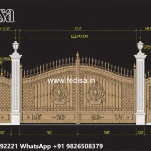 Beautiful Entry Gate Designs For Houses Maharaja Gate Catalog No-633