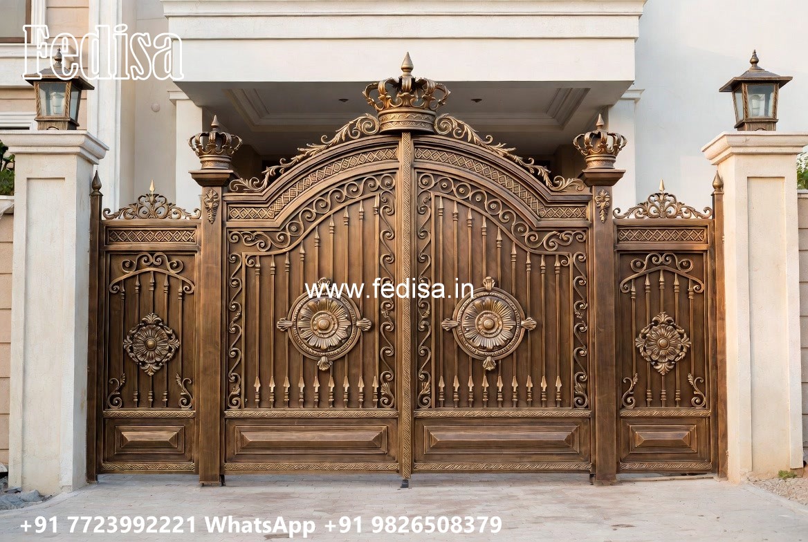 Simple Front Gate Design Ideas Slide Gate Design For House No-671