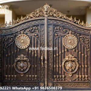 Beautiful Steel Gate Design Collection Flat Bar Gate Design No-807
