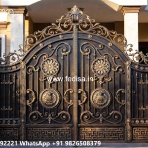 Gate Design Ideas With Security Features Shutter Gate Design For Home No-817