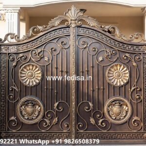 Gate Design Ideas With Unique Patterns Double Door Gate Design Iron No-822