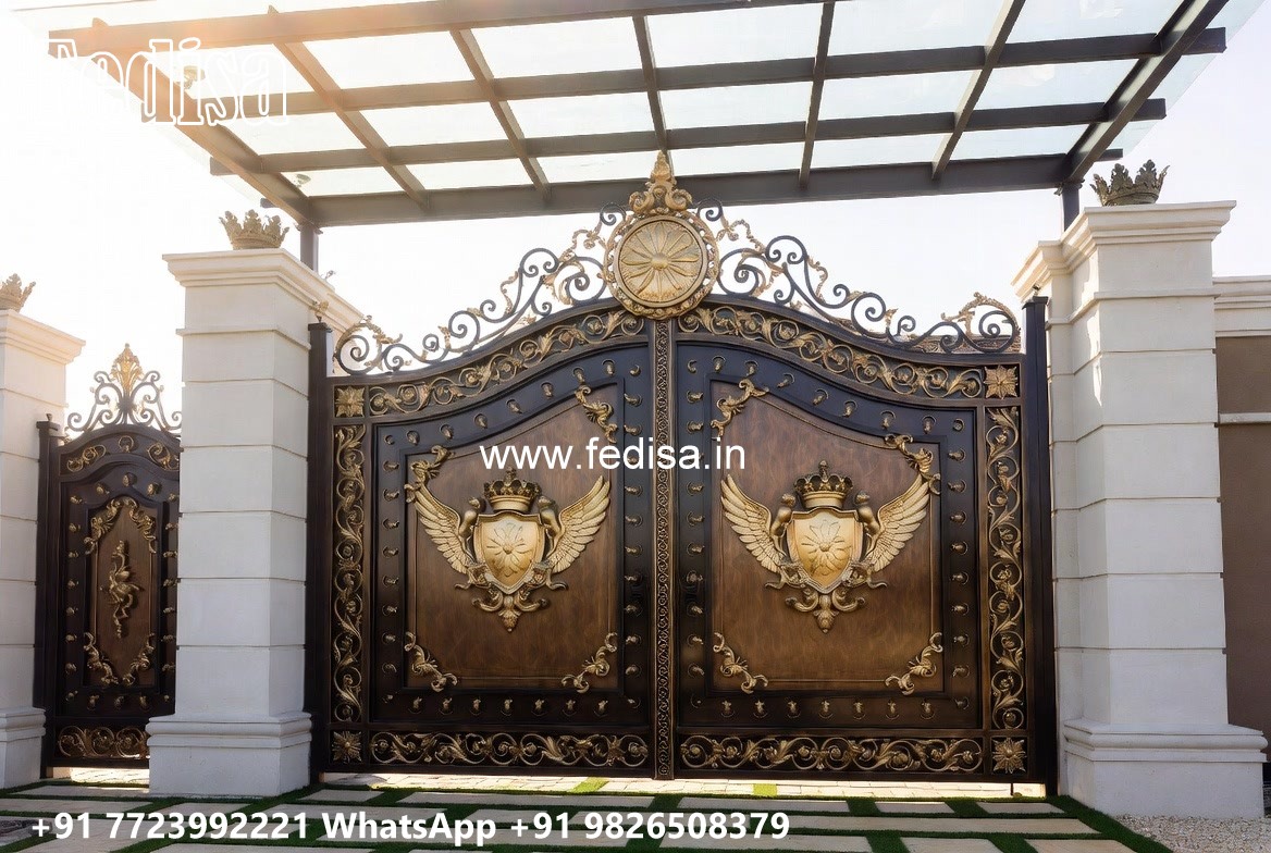 Budget-friendly Gate Design Ideas Sliding Door Main Gate No-841