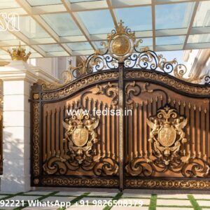 Elegant Wooden Gate Design For Entryways Gate Decoration Design No-853