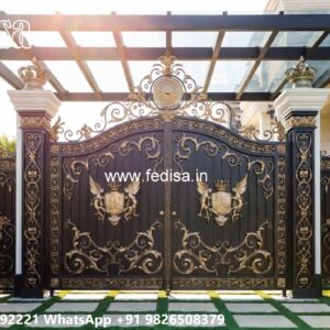 Strong Iron Gate Design Ideas Laser Cutting Iron Gate No-855
