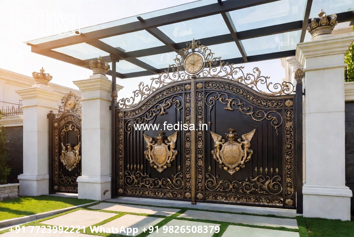 Wooden Garden Gate Design Collection Main Gate Front Design No-889