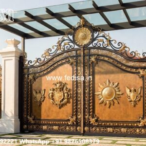 High-end Gate Design Trends Iron Rod Gate Design No-900