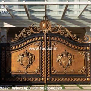 Modern Entry Gate Ideas Front Wall Grill Design No-943