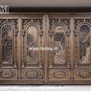 Best Gate Ideas For Home Steel Gate Double Door Design No-965