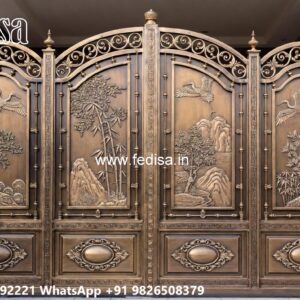 Creative Gate Styles Simple Gate Pillar Design No-972