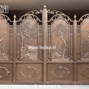 Gate Design Ideas For 2 Floor Houses Steel Maharaja Gate No-977