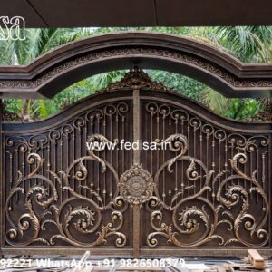 Creative Gate Design Trends Four Fold Main Gate Design No-1014