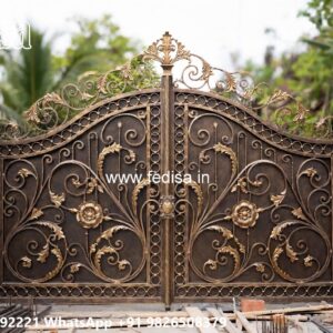 Decorative Gate Design Ideas For Homes Metal Sheet Gate Design No-1041