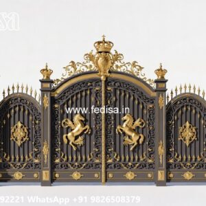 Unique Gate Design Ideas For Villas Steel Small Gate Design No-1092