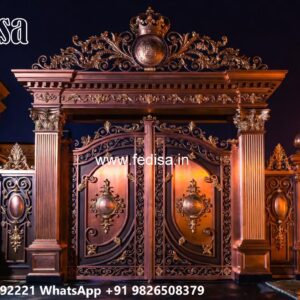 Stylish Gate Design Trends 2028 Modern Name Plate Designs For Main Gate No-1127