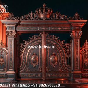 Elegant Gate Design Inspiration For Villas Building Front Gate Design No-1170