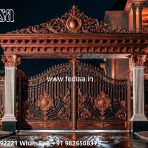 Unique Front Gate Design Ideas Main Gate Rooftop Design No-1201