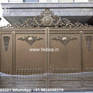 Gate Design Ideas With Unique Patterns Main Gate Door Design In Wood No-1234