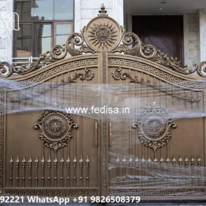 Latest Gate Design Trends In 2029 Round Gate Grill Design No-1238