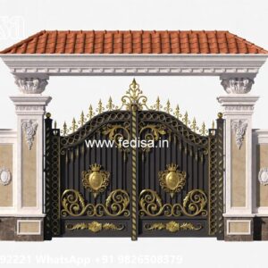 Strong And Stylish Gate Designs For Homes Gate Fiber Design No-1254