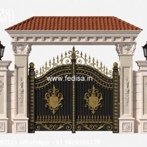 Strong Iron Gate Design Ideas Sliding Folding Gate Design No-1267
