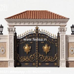 Modern Iron Gate Design Trends Two Door Gate Design No-1269