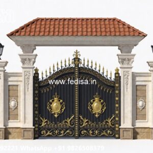 Decorative Iron Gate Design Ideas Main Gate Laser Cutting Gate Design No-1272