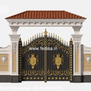 Fancy Gate Design Ideas For Modern Houses Double Palla Gate Design No-1278