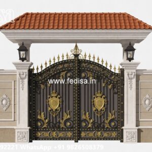 Premium Designer Gate Ideas Wrought Iron Entrance Gates No-1283